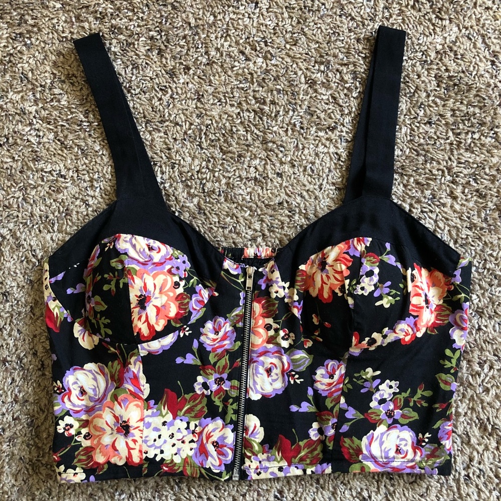 Floral Crop Top